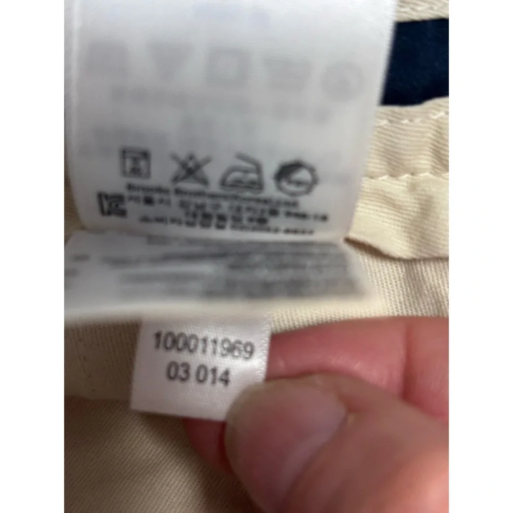 Brooks Brothers Mens 36x 30 Khaki Flat Front Advantage Chino Clark Pants